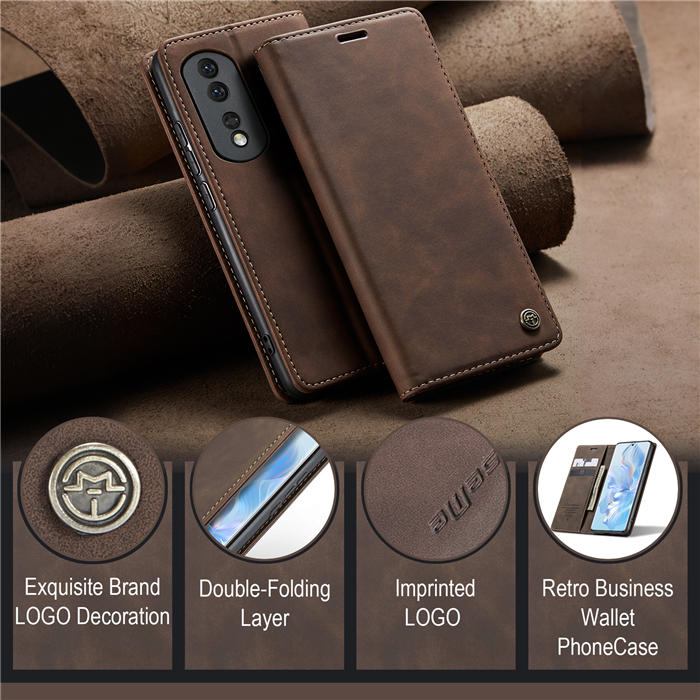 CaseMe Honor 80 Wallet Suede Leather Case