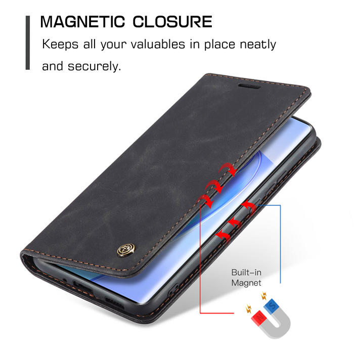 CaseMe Honor X40 Wallet Suede Leather Case