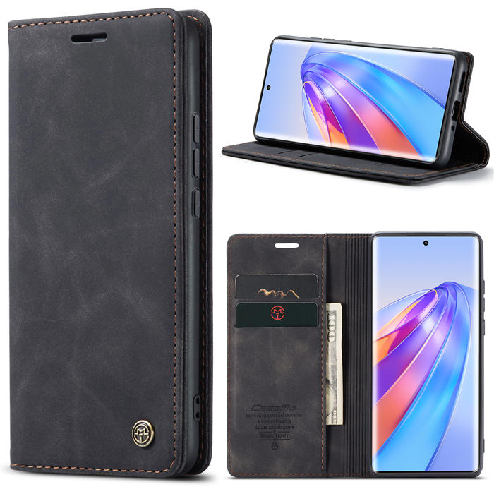 CaseMe Honor X40 Wallet Suede Leather Case