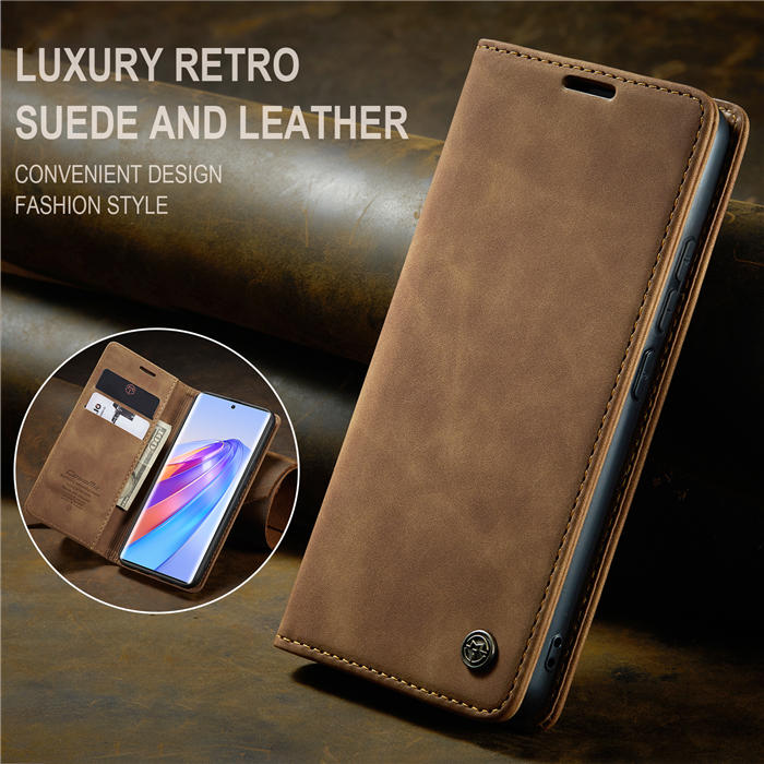 CaseMe Honor X40 Wallet Suede Leather Case