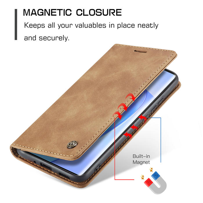 CaseMe Honor X40 Wallet Suede Leather Case