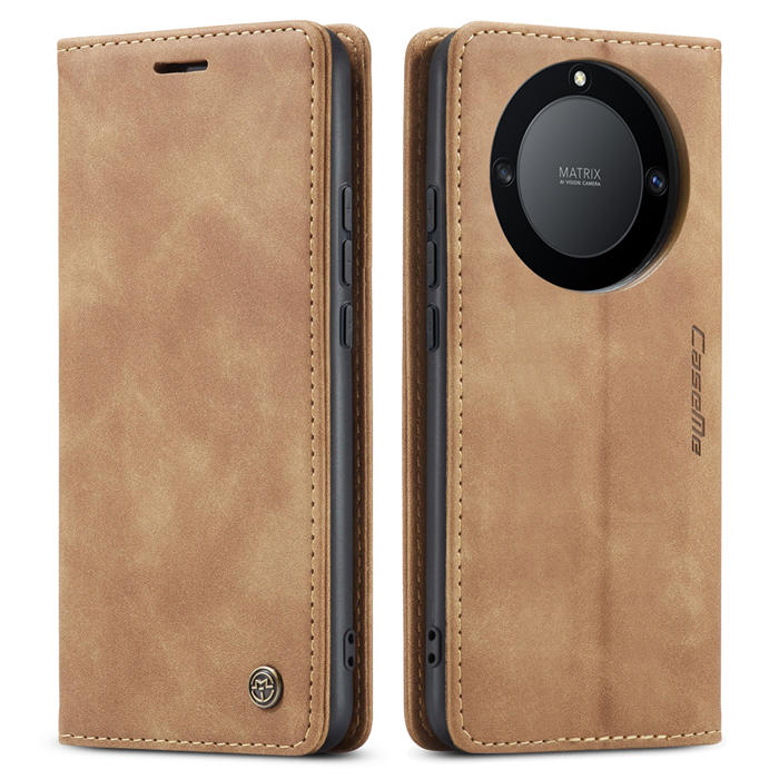 CaseMe Honor X40 Wallet Suede Leather Case