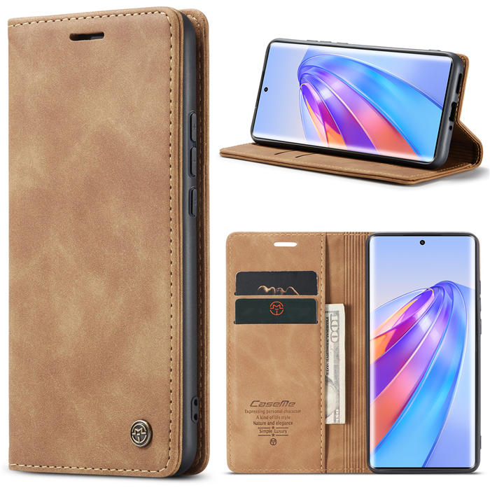 CaseMe Honor X40 Wallet Suede Leather Case