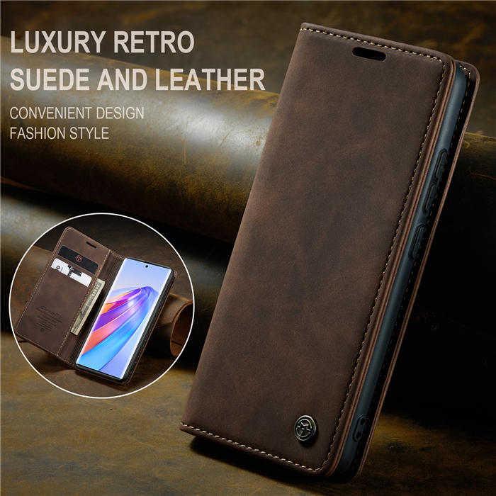 CaseMe Honor X40 Wallet Suede Leather Case