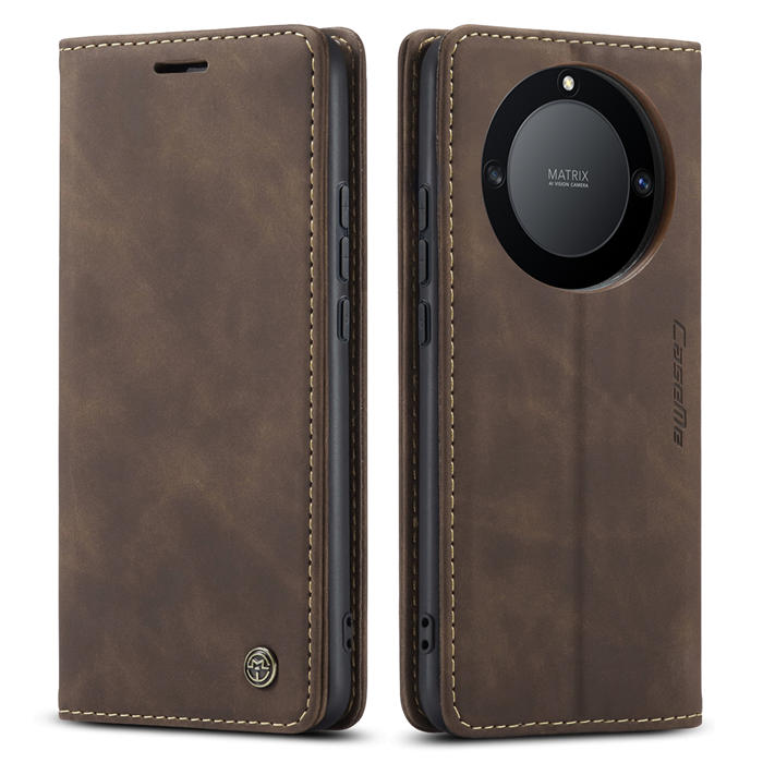 CaseMe Honor X40 Wallet Suede Leather Case