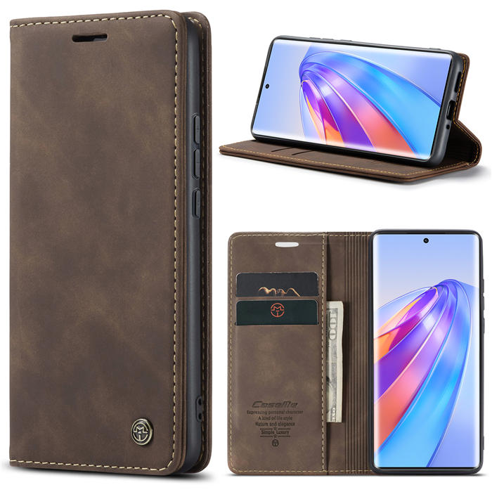 CaseMe Honor X40 Wallet Suede Leather Case