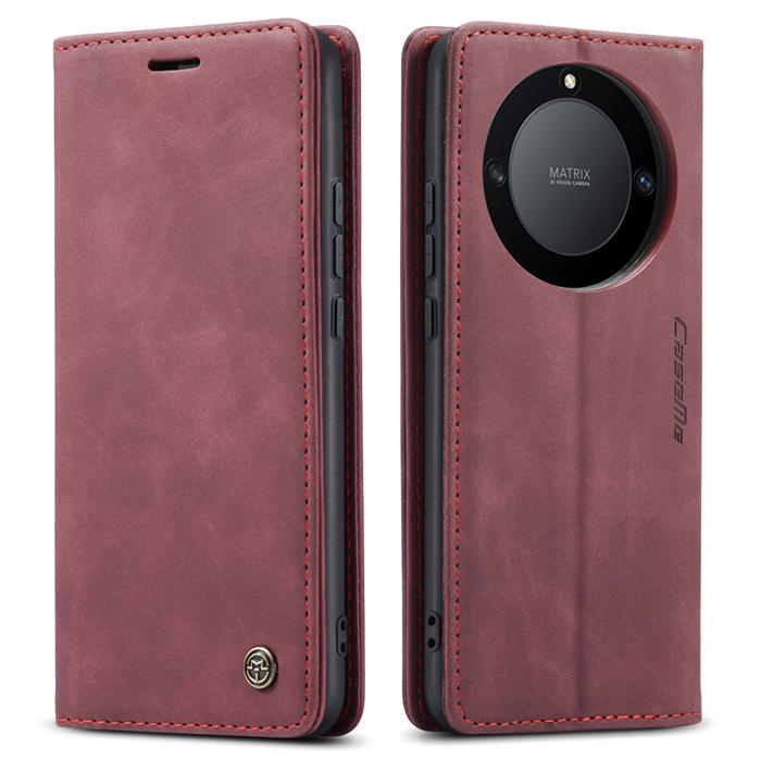 CaseMe Honor X40 Wallet Suede Leather Case