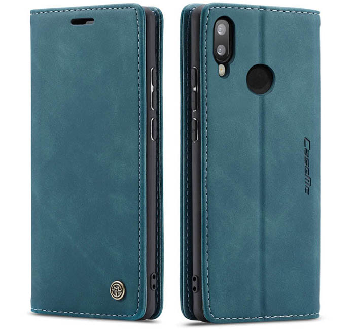 CaseMe Huawei P Smart 2019 Retro Wallet Kickstand Magnetic Flip Leather Case