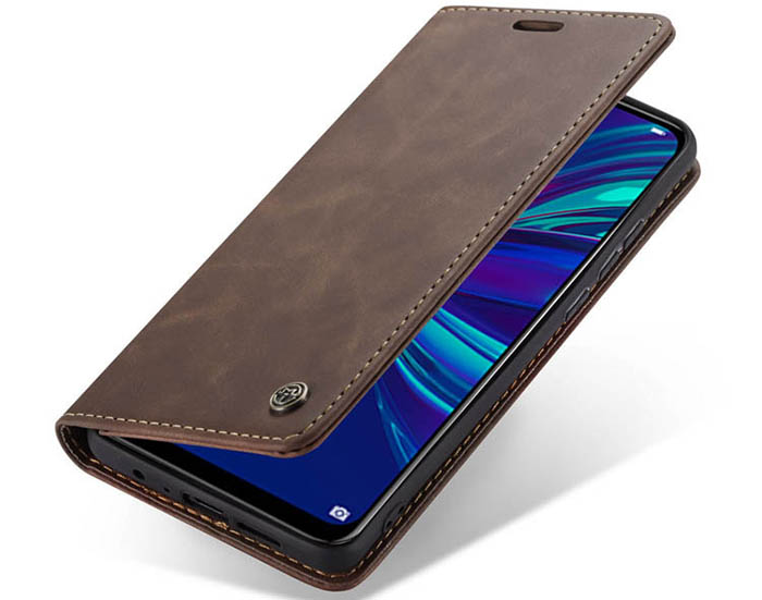 CaseMe Huawei P Smart 2019 Retro Wallet Kickstand Magnetic Flip Leather Case