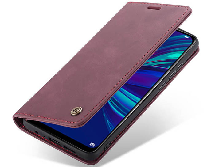 CaseMe Huawei P Smart 2019 Retro Wallet Kickstand Magnetic Flip Leather Case