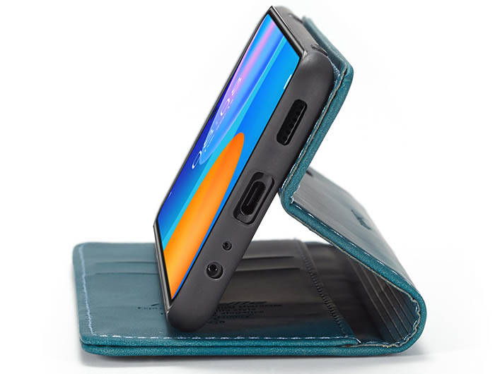 CaseMe Huawei P Smart 2021 Wallet Kickstand Magnetic Flip Leather Case