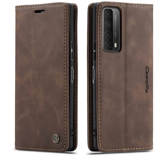 CaseMe Huawei P Smart 2021 Wallet Kickstand Magnetic Flip Leather Case