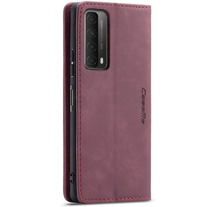 CaseMe Huawei P Smart 2021 Wallet Kickstand Magnetic Flip Leather Case