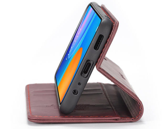 CaseMe Huawei P Smart 2021 Wallet Kickstand Magnetic Flip Leather Case