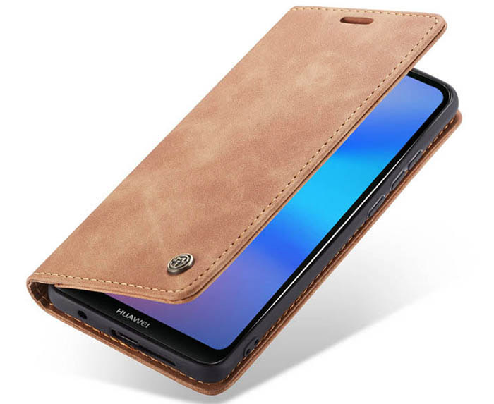 CaseMe Huawei P20 Lite Wallet Kickstand Magnetic Flip Leather Case