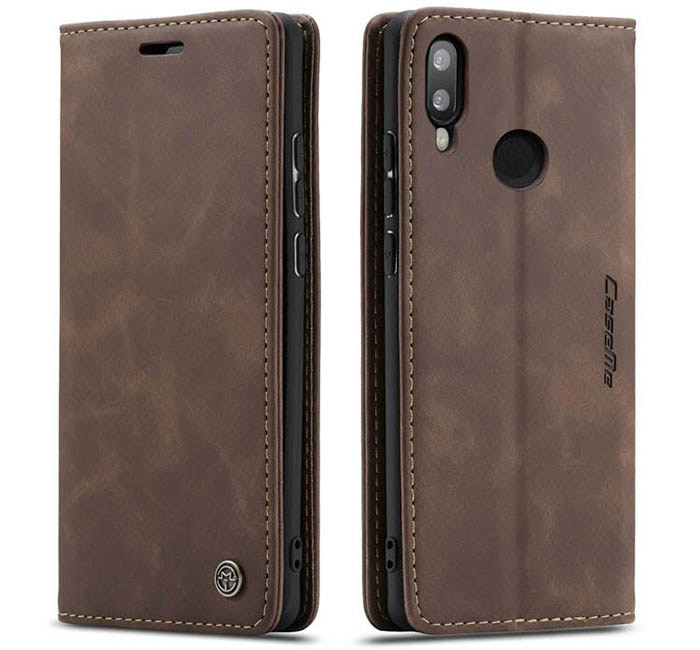 CaseMe Huawei P20 Lite Wallet Kickstand Magnetic Flip Leather Case