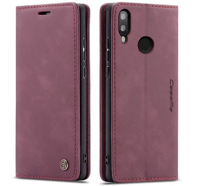 CaseMe Huawei P20 Lite Wallet Kickstand Magnetic Flip Leather Case