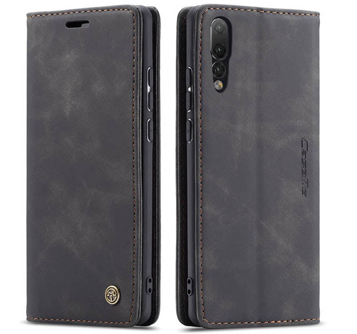 CaseMe Huawei P20 Pro Wallet Kickstand Magnetic Flip Leather Case