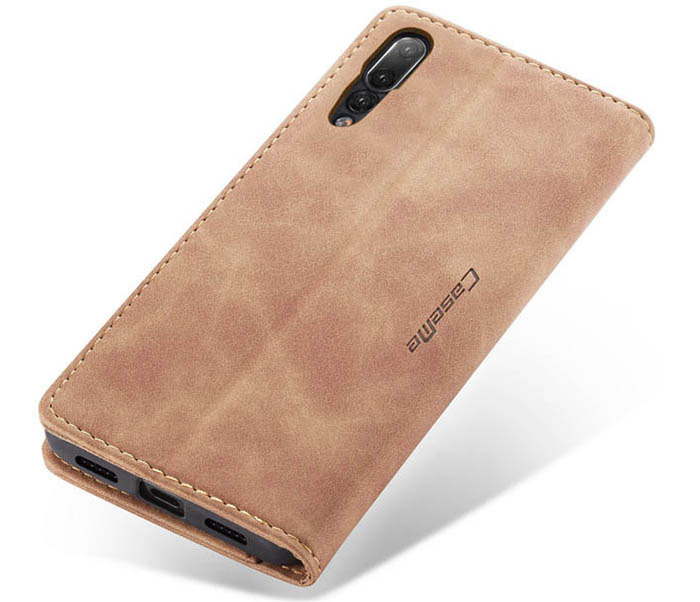 CaseMe Huawei P20 Wallet Kickstand Magnetic Flip Leather Case