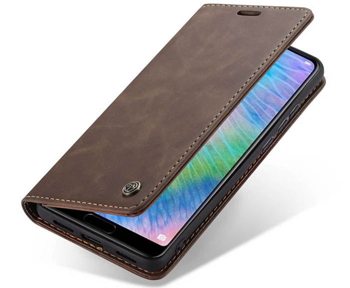 CaseMe Huawei P20 Pro Wallet Kickstand Magnetic Flip Leather Case