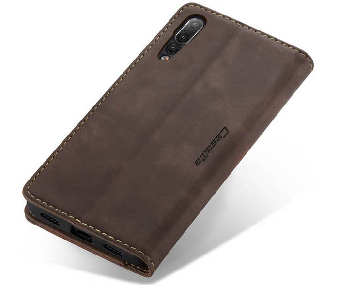 CaseMe Huawei P20 Wallet Kickstand Magnetic Flip Leather Case