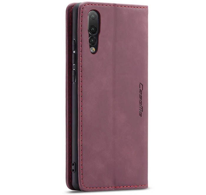 CaseMe Huawei P20 Wallet Kickstand Magnetic Flip Leather Case