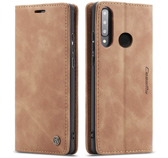 CaseMe Huawei P30 Lite Retro Wallet Kickstand Magnetic Flip Leather Case