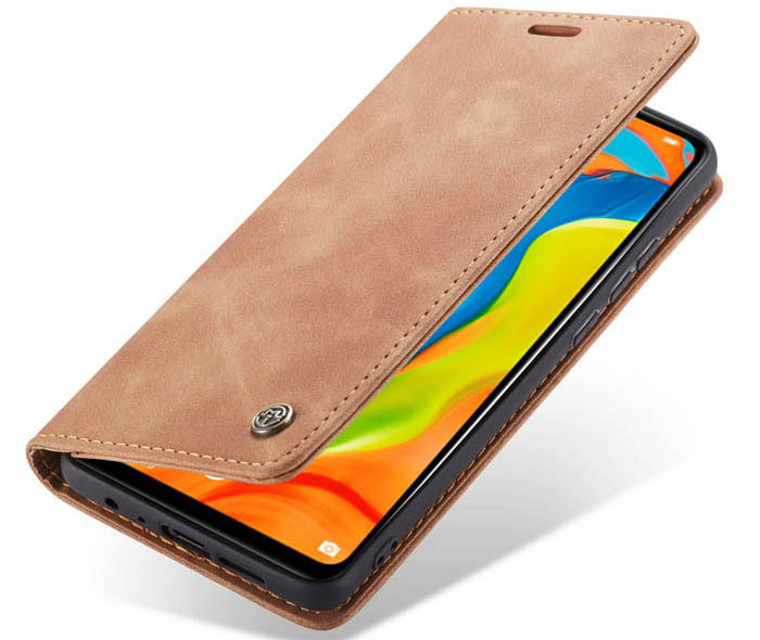 CaseMe Huawei P30 Lite Retro Wallet Kickstand Magnetic Flip Leather Case