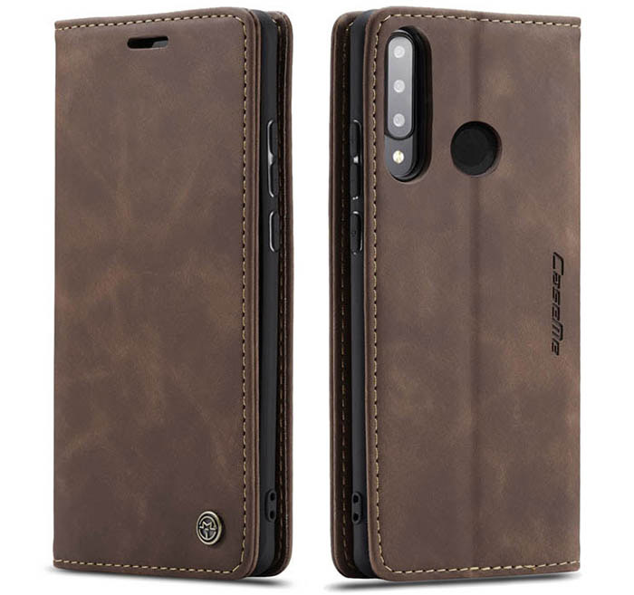 CaseMe Huawei P30 Lite Retro Wallet Kickstand Magnetic Flip Leather Case