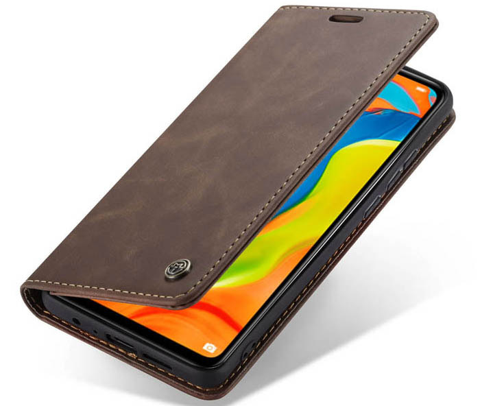 CaseMe Huawei P30 Lite Retro Wallet Kickstand Magnetic Flip Leather Case