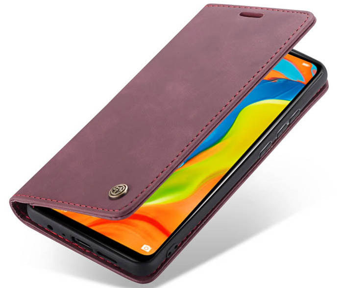 CaseMe Huawei P30 Lite Retro Wallet Kickstand Magnetic Flip Leather Case