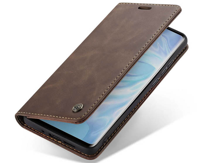 CaseMe Huawei P30 Pro Retro Wallet Kickstand Magnetic Flip Leather Case