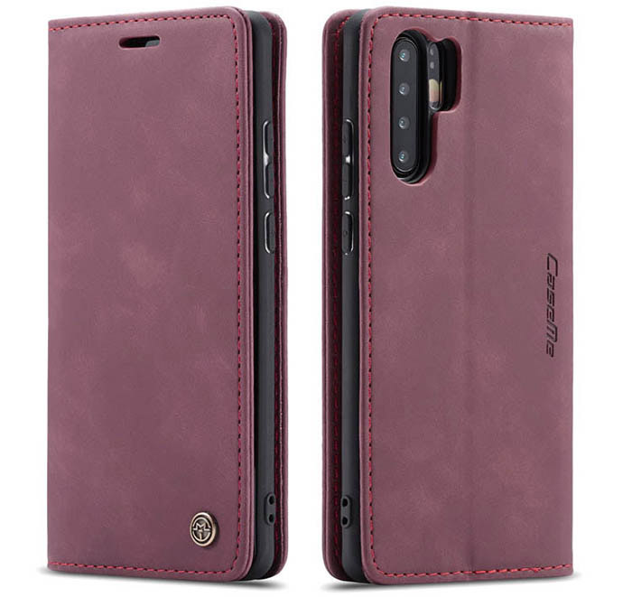 CaseMe Huawei P30 Pro Retro Wallet Kickstand Magnetic Flip Leather Case