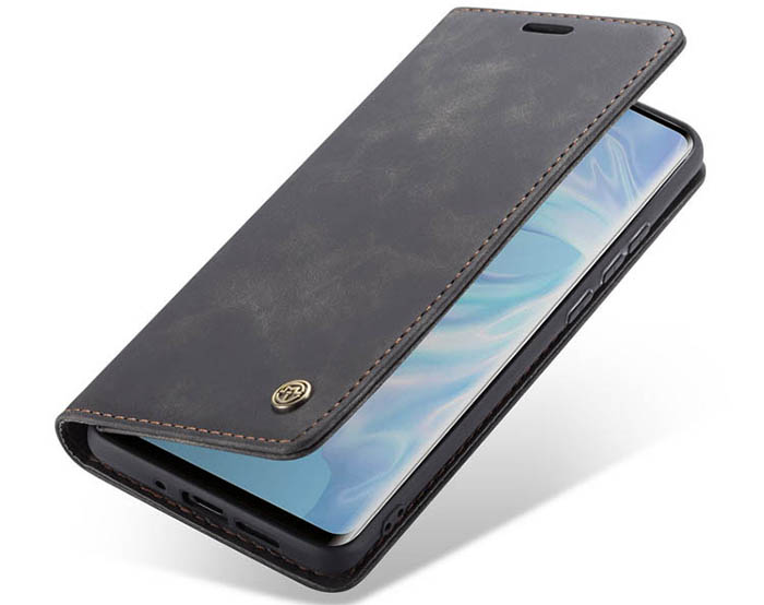 CaseMe Huawei P30 Retro Wallet Kickstand Magnetic Flip Leather Case