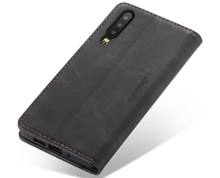 CaseMe Huawei P30 Retro Wallet Kickstand Magnetic Flip Leather Case