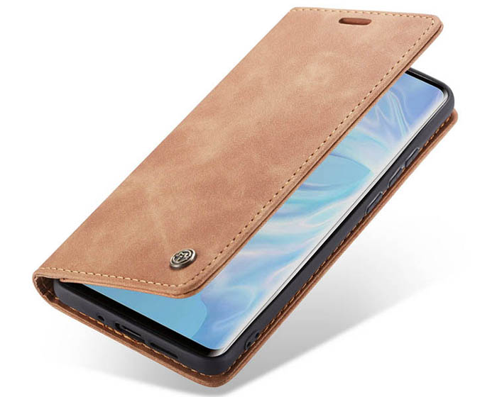 CaseMe Huawei P30 Retro Wallet Kickstand Magnetic Flip Leather Case