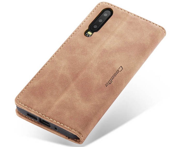 CaseMe Huawei P30 Retro Wallet Kickstand Magnetic Flip Leather Case