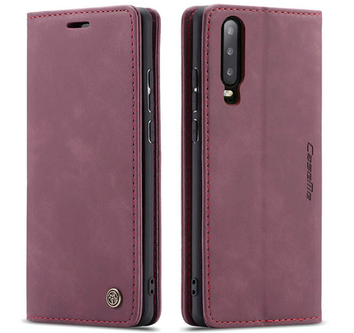 CaseMe Huawei P30 Retro Wallet Kickstand Magnetic Flip Leather Case