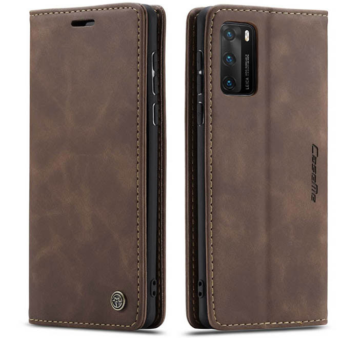 CaseMe Huawei P40 Wallet Kickstand Magnetic Flip Leather Case