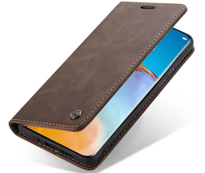 CaseMe Huawei P40 Wallet Kickstand Magnetic Flip Leather Case