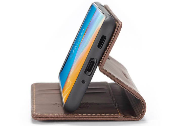 CaseMe Huawei P40 Wallet Kickstand Magnetic Flip Leather Case