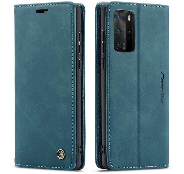 CaseMe Huawei P40 Pro Wallet Kickstand Magnetic Flip Leather Case