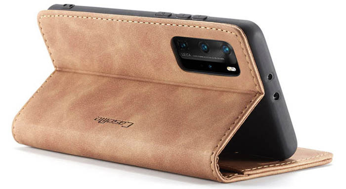 CaseMe Huawei P40 Pro Wallet Kickstand Magnetic Flip Leather Case