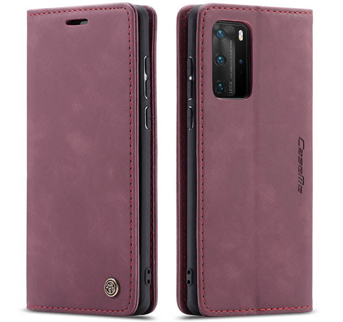 CaseMe Huawei P40 Pro Wallet Kickstand Magnetic Flip Leather Case