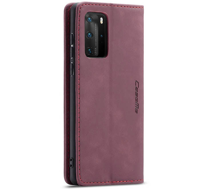 CaseMe Huawei P40 Pro Wallet Kickstand Magnetic Flip Leather Case