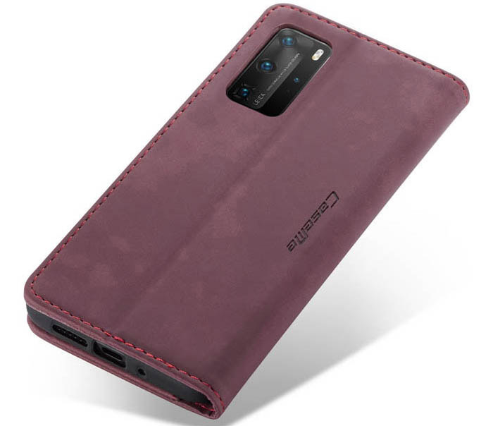 CaseMe Huawei P40 Pro Wallet Kickstand Magnetic Flip Leather Case