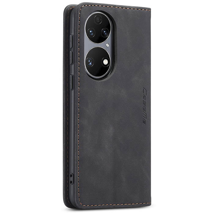 CaseMe Huawei P50 Wallet Kickstand Magnetic Flip Leather Case