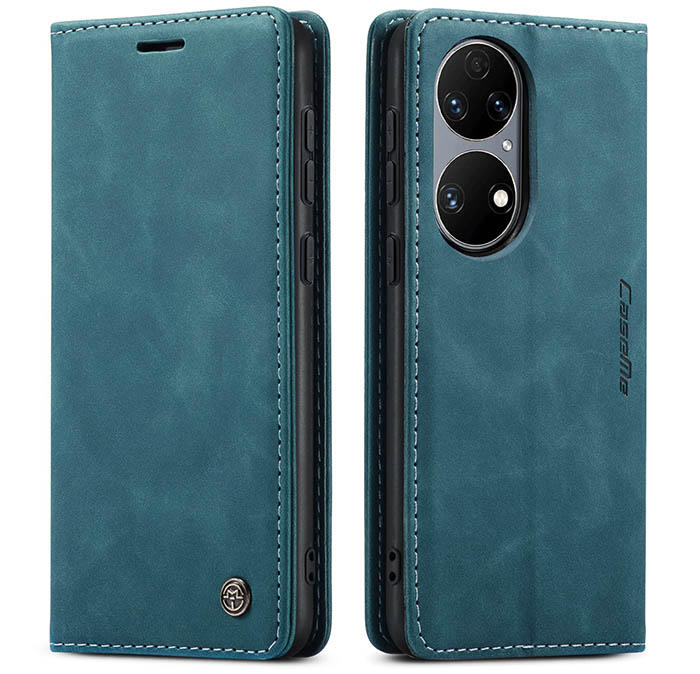 CaseMe Huawei P50 Wallet Kickstand Magnetic Flip Leather Case