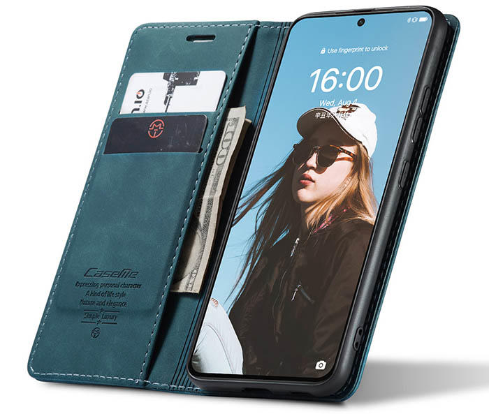 CaseMe Huawei P50 Wallet Kickstand Magnetic Flip Leather Case