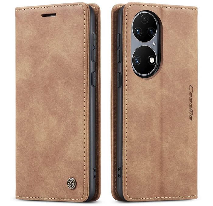 CaseMe Huawei P50 Wallet Kickstand Magnetic Flip Leather Case